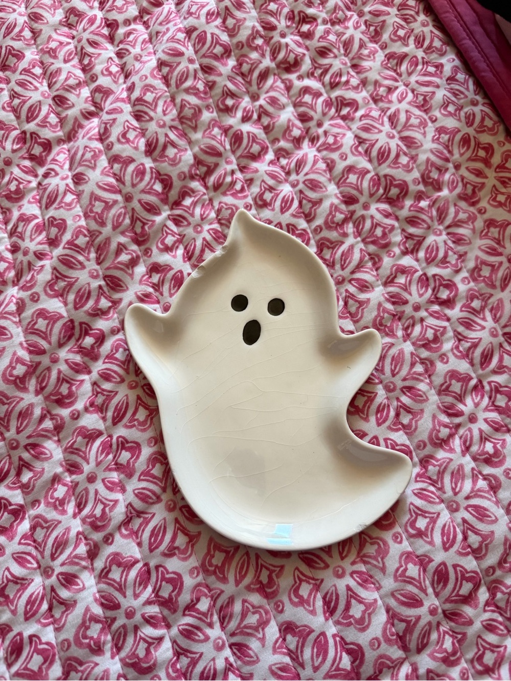 Place & Time Halloween Ghost Ceramic Spoon Rest